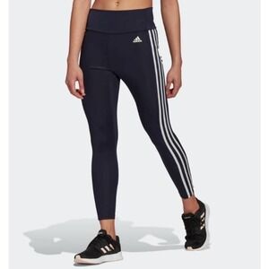 Adidas Aeroready Black 7/8 High Rise Leggings Size Medium NEW NWT